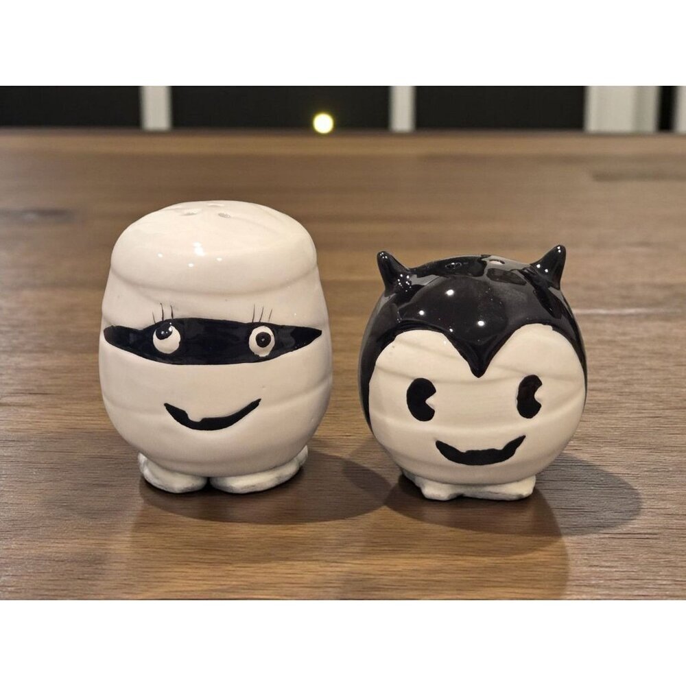 New Mummy Halloween Salt & Pepper Shakers Salt N Pepper Dinning Decor